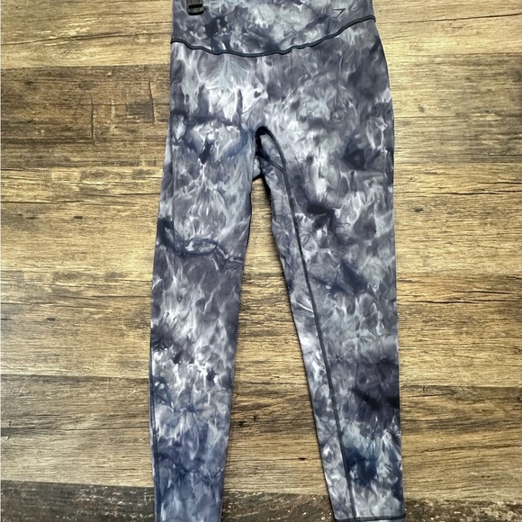 Gymshark Blue Gray Tie-Dye Leggings - Picture 1 of 9